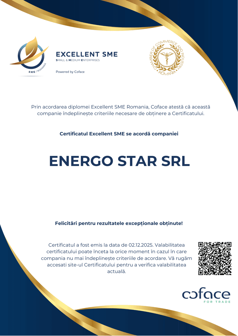 Certificatul Excellent SME