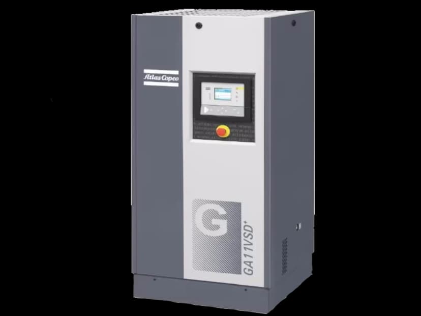 Compresor Atlas Copco GA VSD+ cu turație variabilă și eficiență energetică ridicată