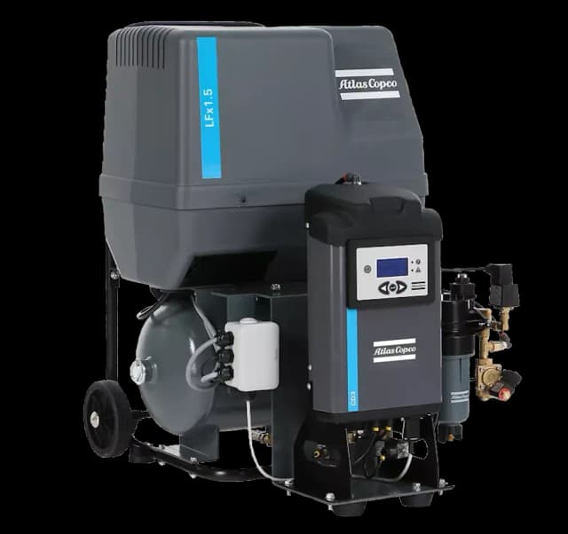 Compresor LFx Powerbox Atlas Copco – compact, oil-free, silențios