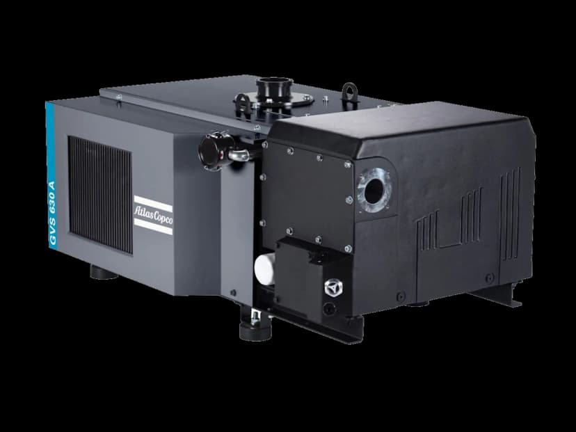 Pompă de vacuum GVS A Atlas Copco cu palete rotative și ungere cu ulei
