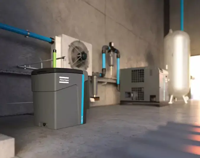 Separator apă-ulei Atlas Copco pentru tratarea condensului industrial
